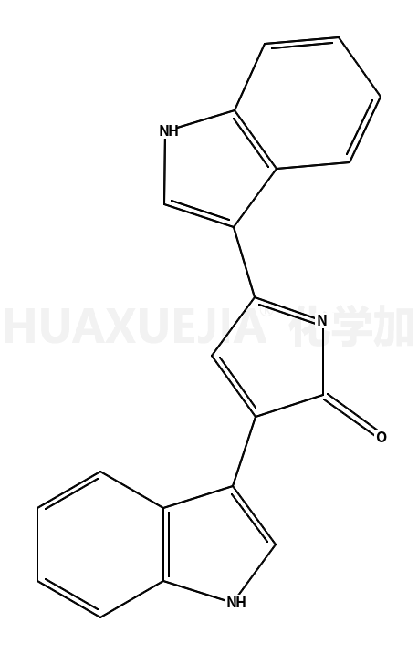 2H-吡咯-2-酮,3,5-二-1H-吲哚-3-基-