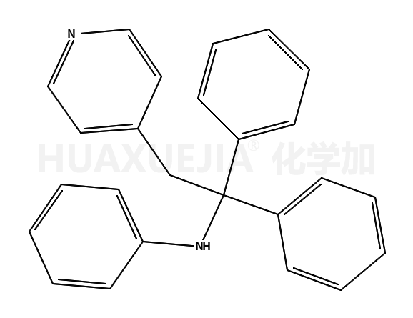 N-(1,1-diphenyl-2-pyridin-4-ylethyl)aniline