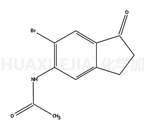 N-(6-bromo-1-oxo-2,3-dihydroinden-5-yl)acetamide