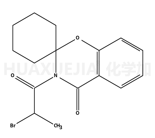 3-(2-溴-1-氧代丙基)螺[2H-1,3-氧代杂萘-2,1'环乙烷]-4(3H)-酮