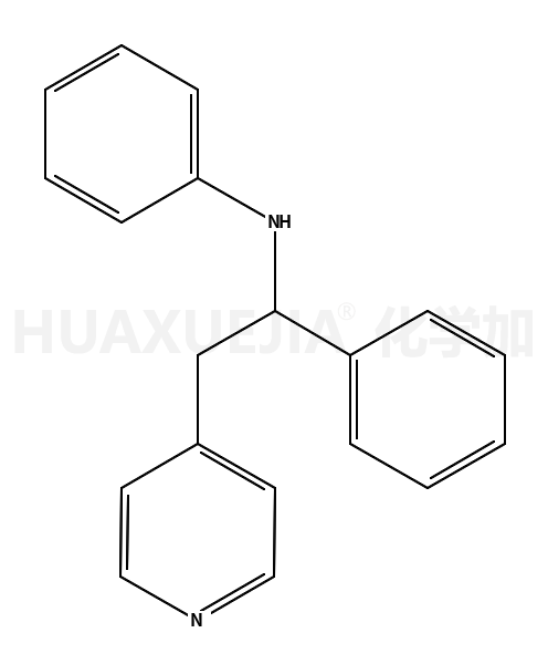 N-(1-phenyl-2-pyridin-4-ylethyl)aniline