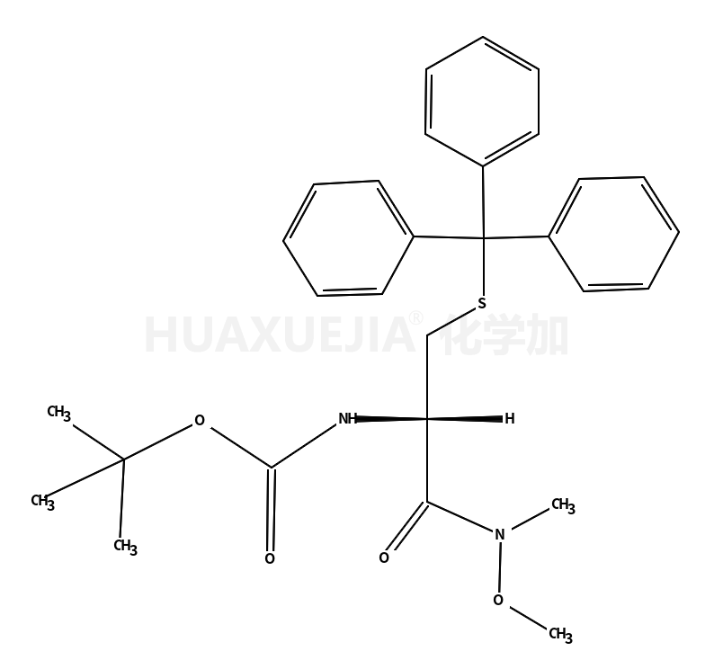 tert-butyl N-[(2S)-1-[methoxy(methyl)amino]-1-oxo-3-tritylsulfanylpropan-2-yl]carbamate