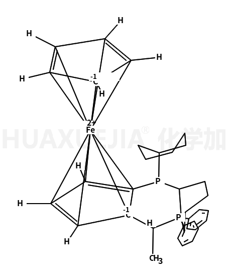 (R)-(-)-1-[(S)-2-(Dicyclohexylphosphino)ferrocenyl]ethyldiphenylphosphine, min. 97%