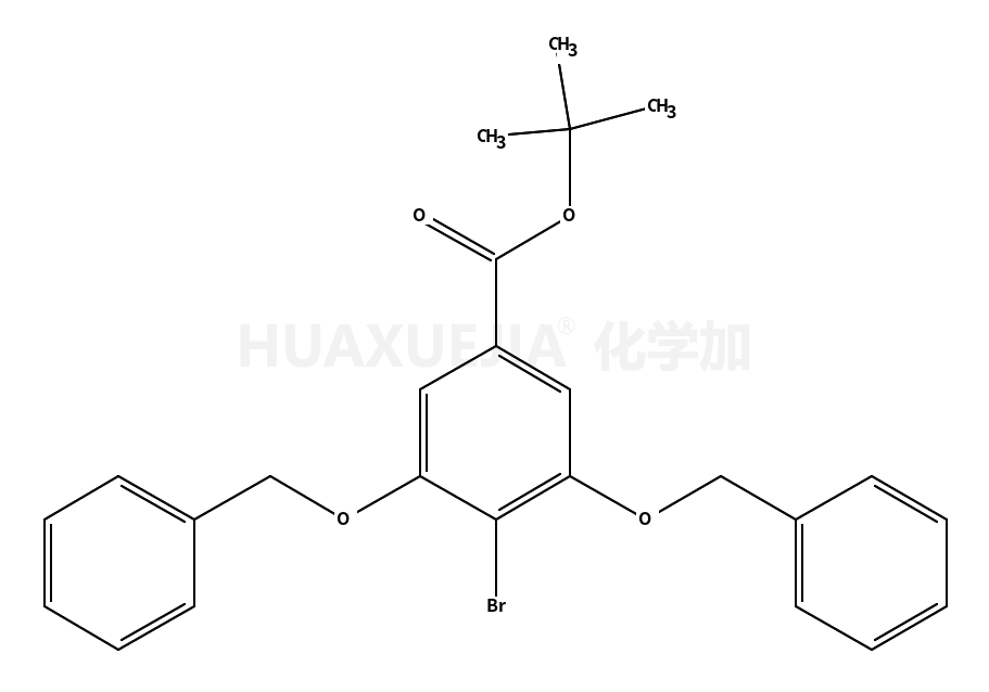 tert-butyl 4-bromo-3,5-bis(phenylmethoxy)benzoate