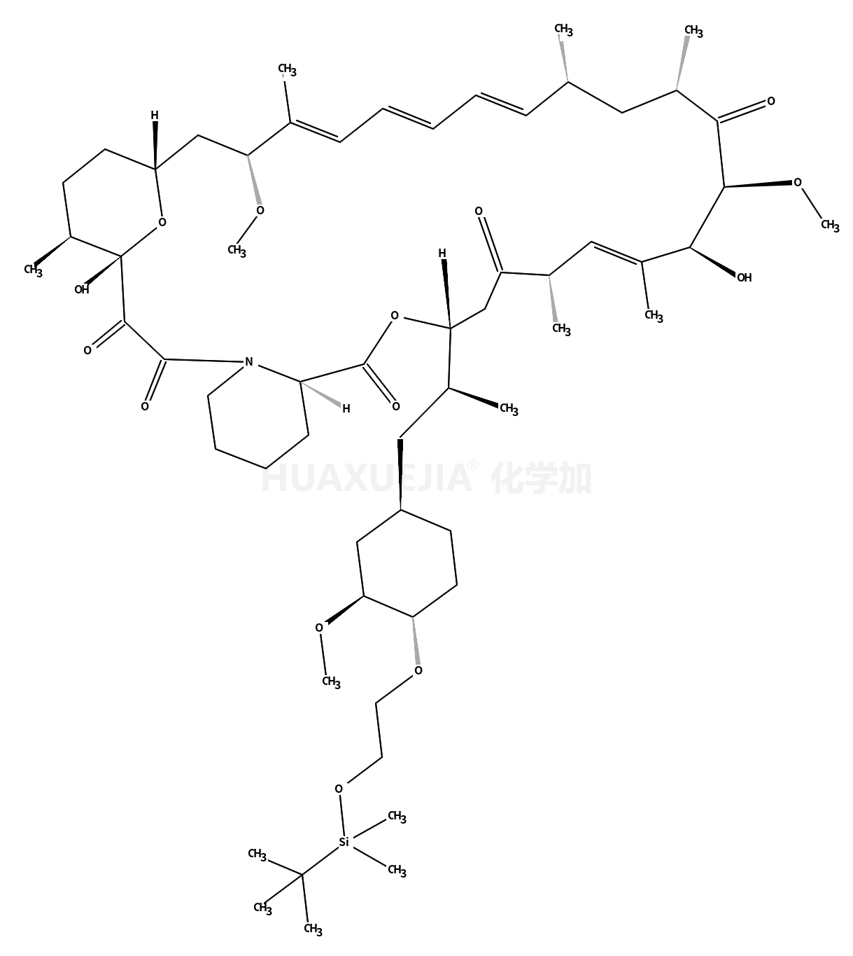 42-O-tert-Butyldimethylsilyloxyethyl Rapamycin