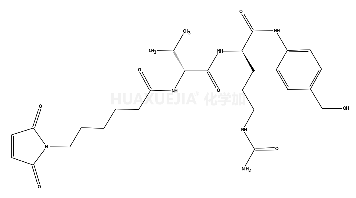 N-[6-(2,5-Dioxo-2,5-dihydro-1H-pyrrol-1-yl)hexanoyl]-L-valyl-N5-carbamoyl-N2-[4-(hydroxymethyl)phenyl]-L-ornithinamide