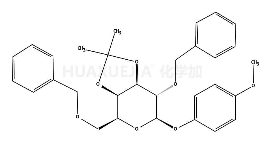 4-甲氧苯基2,6-二-O-苄基-3,4-O-异亚丙基-β-D-吡喃半乳糖苷