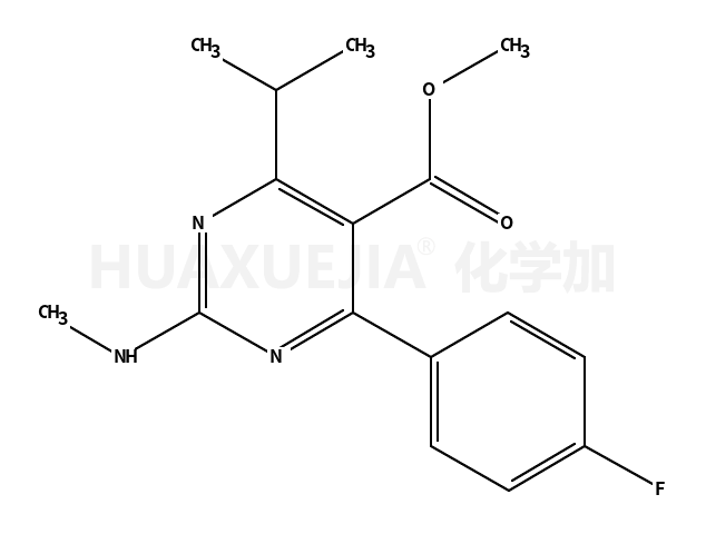 5-嘧啶羧酸,4-(4-氟苯基)-2-(甲基氨基)-6-(1-甲基乙基)-, 甲基酯