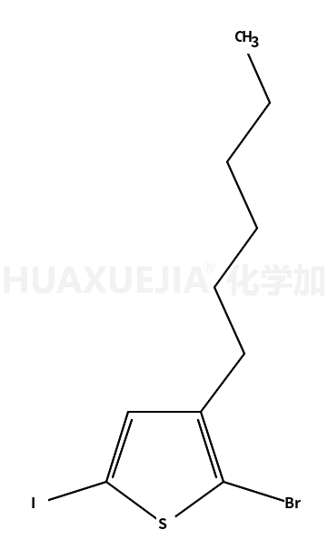 2-溴-3-己基-5-碘噻吩(含稳定剂铜屑)