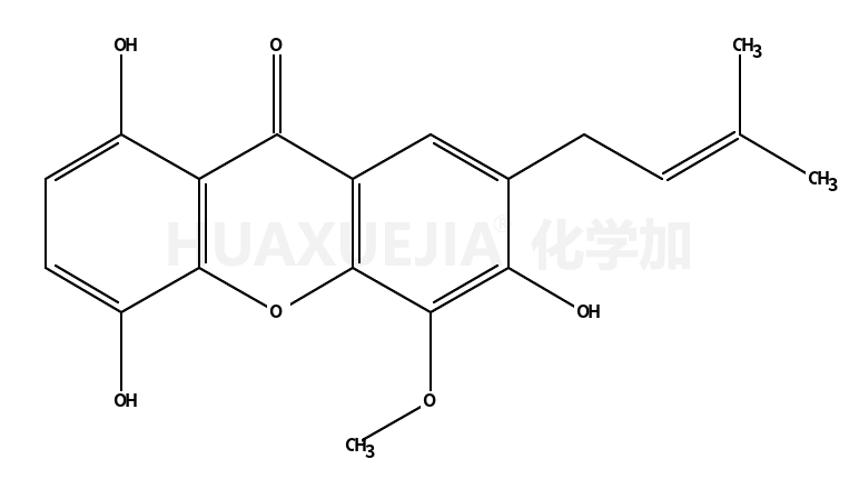 1,4,6-三羟基-5-甲氧基-7-异戊二烯基呫吨酮