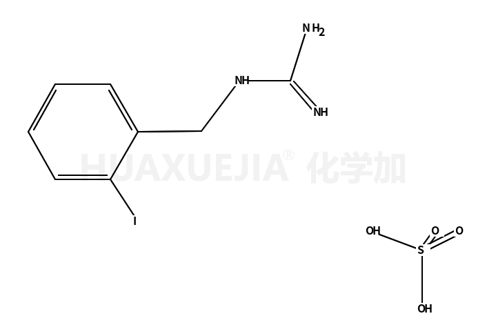 2-[(2-iodophenyl)methyl]guanidine,sulfuric acid