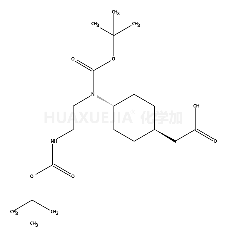 2-((1R,4R)-4-((叔丁氧羰基)(2-((叔丁氧羰基) 氨基) 乙基) 氨基) 环己基) 