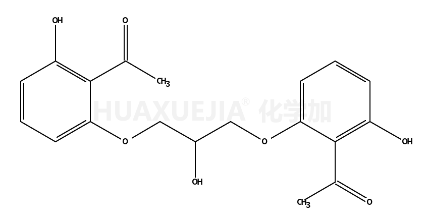 1,3-二-（2-乙酰基-3-羟苯氧基）-2-羟基丙烷