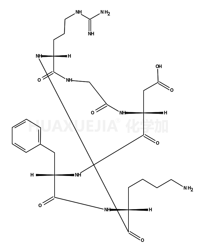 2-[(2S,5R,8S,11S)-8-(4-aminobutyl)-5-benzyl-11-[3-(diaminomethylideneamino)propyl]-3,6,9,12,15-pentaoxo-1,4,7,10,13-pentazacyclopentadec-2-yl]acetic acid