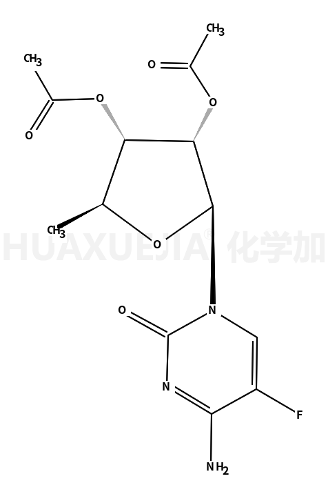 2',3'-二-O-乙酰基-5'-脱氧-5-氟-D-胞啶
