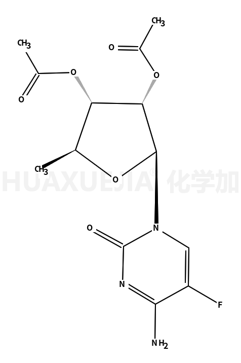 2',3'-二-O-乙?；?5'-脫氧-5-氟-D-胞啶