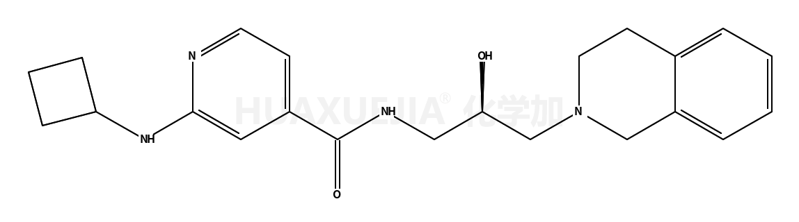 2-(環(huán)丁基氨基)-N-[(2S)-3-(3,4-二氫-2(1H)-異喹啉基)-2-羥基丙基]-4-吡啶甲酰胺