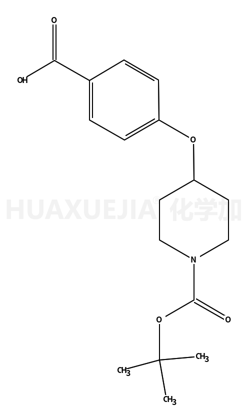 4-[1-叔丁氧羰酰-4-哌啶]氧苯甲酸