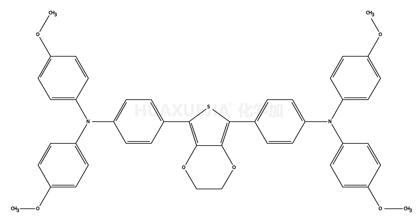 4,4'-(2,3-二氢噻吩并[3,4-b]-1,4-二恶英-5,7-二基)二[N,N-二(4-甲氧基苯基)苯胺]