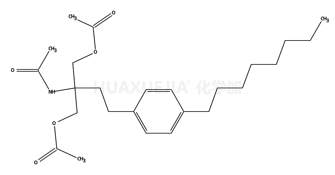 2-乙酰胺基-2-(4-辛基苯乙基)丙烷-1,3-二基二乙酸酯