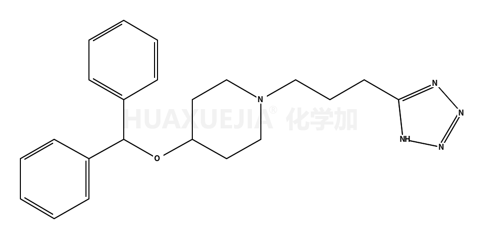 4-二苯基甲氧基-1-[3-(1H-四唑)丙基]-哌啶