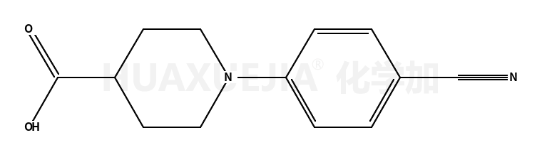 1-(4-cyanophenyl)-4-Piperidinecarboxylic acid