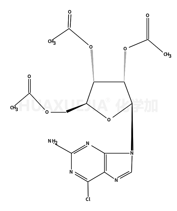 2',3',5'-三-O-乙酰-2-氨基-6-氯嘌呤核苷