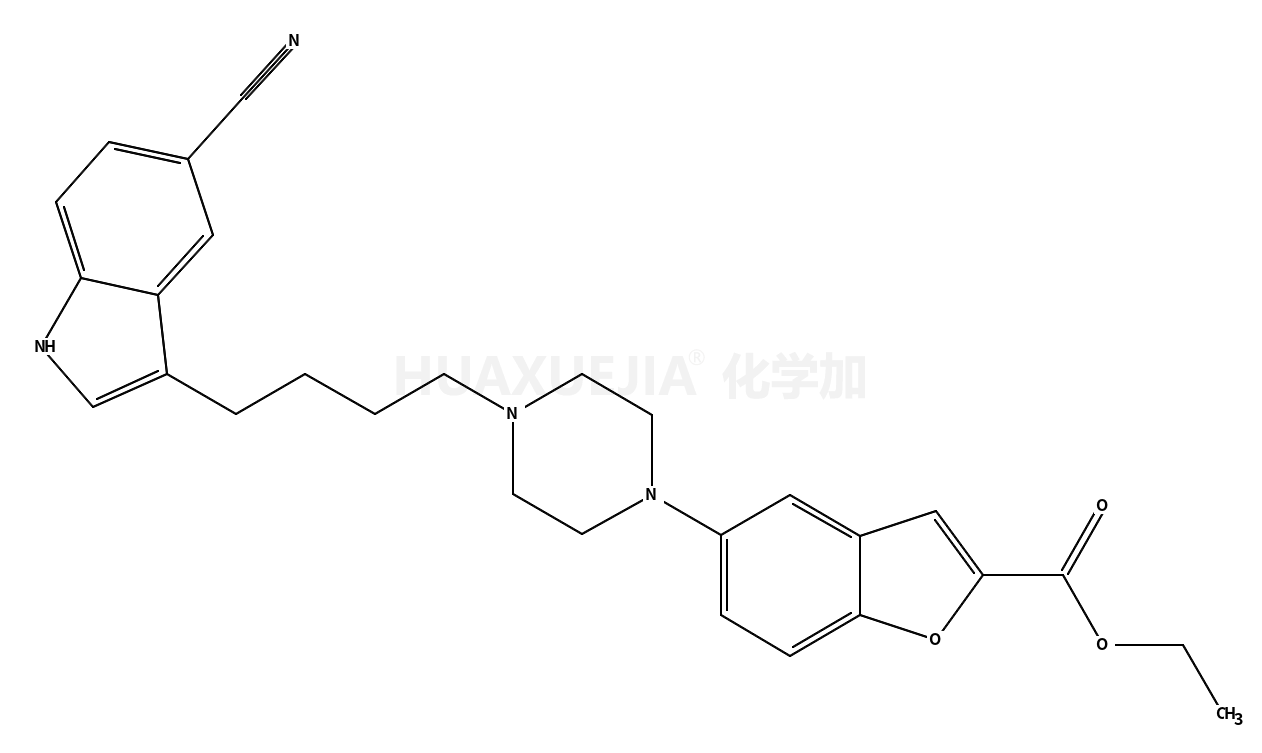 5-[4-[4-(5-氰基-1H-吲哚-3-基)丁基]-1-哌嗪]-2-苯并呋喃羧酸乙酯
