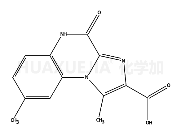1,8-二甲基-4-氧代-4,5-二氢咪唑[1,2-a]喹喔啉-2-羧酸