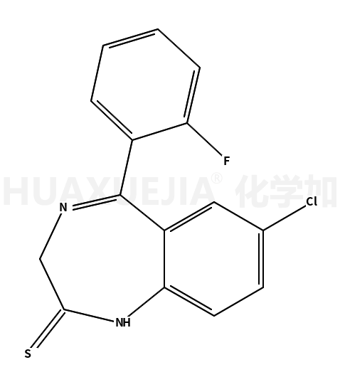 7-chloro-5-(2-fluorophenyl)-1,3-dihydro-1,4-benzodiazepine-2-thione