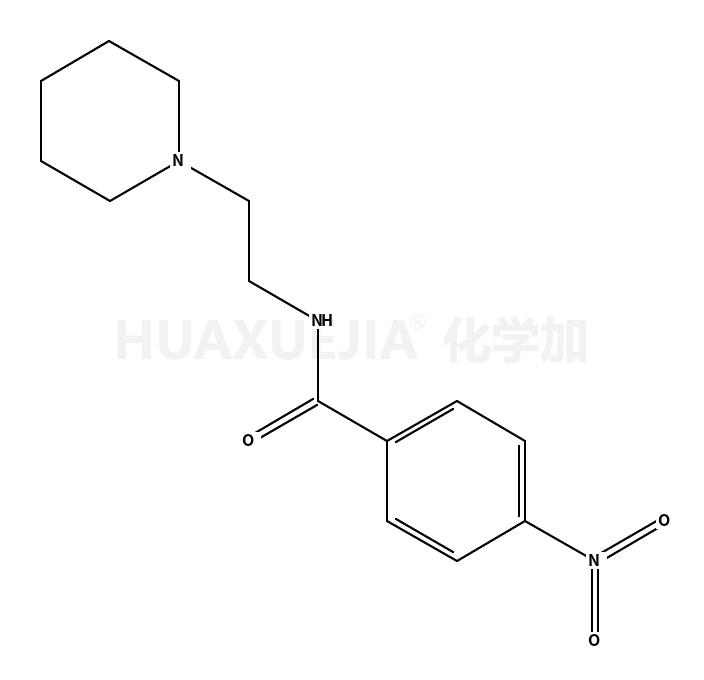 4-硝基-n-(2-哌啶乙基)苯羧酰胺