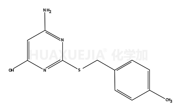 6-氨基-2-[(4-甲基苯甲基)硫烷基]嘧啶-4(1H)-酮