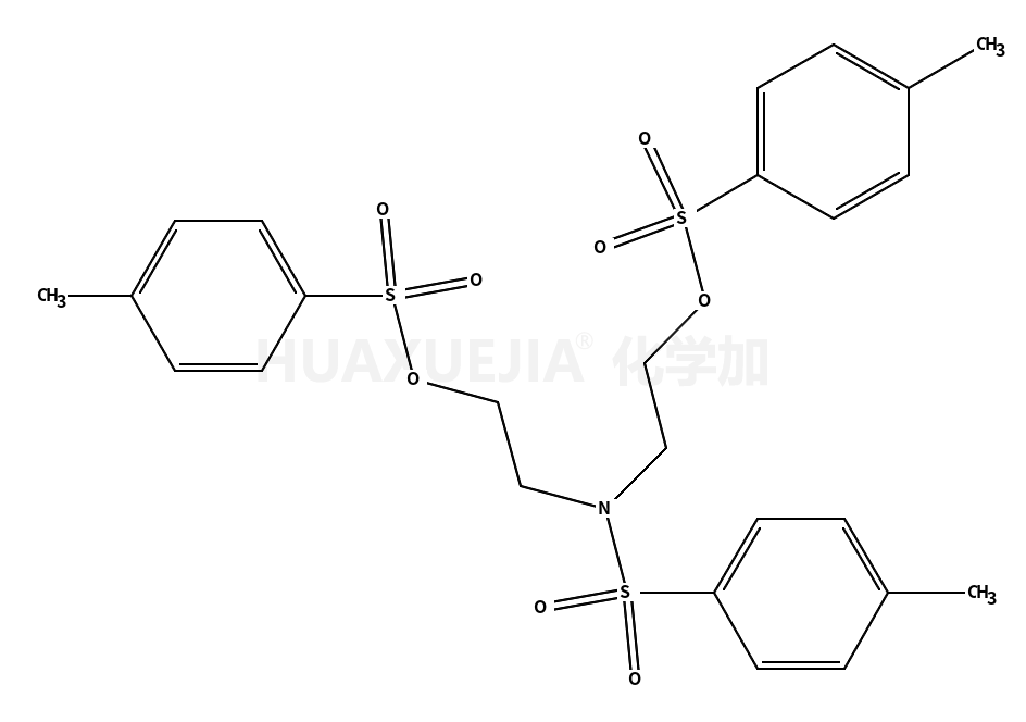 N,N-二[2-(p-甲苯磺氧基)乙基]-p-甲苯磺酰胺