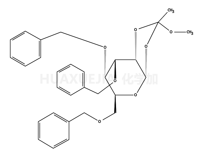 3,4,6-三-O-苄基-beta-D-吡喃甘露糖-1,2-(甲基原乙酸酯)