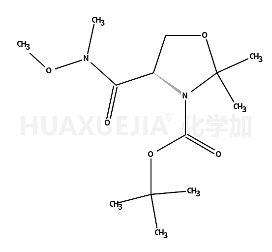 (R)-3-boc-4-(甲氧基甲基氨基甲酰)-2,2-二甲基噁唑啉