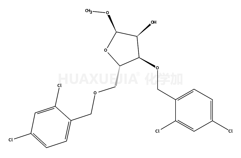 1-甲基-3,5-二-O-(2,4-二氯苄基)-alpha-D-呋喃核糖