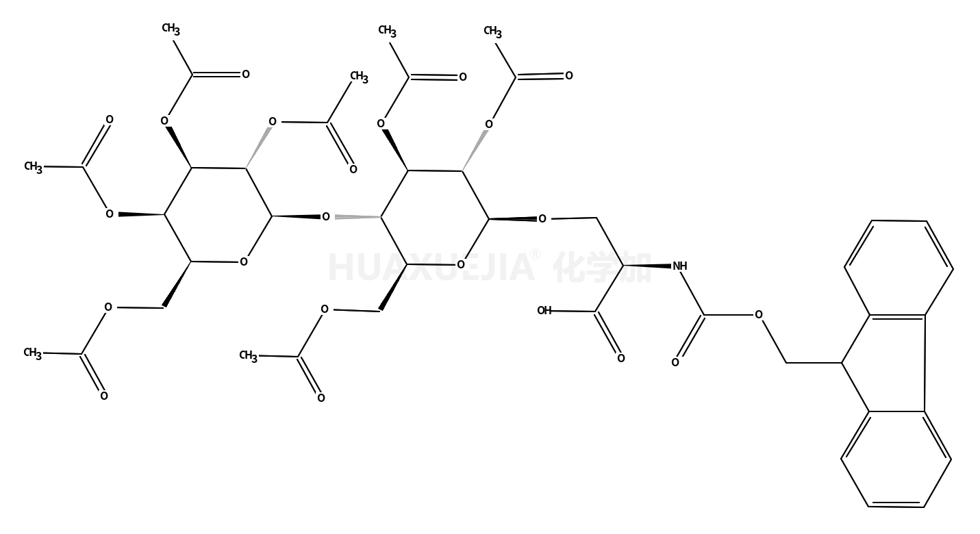Nα-(9-fluorenylmethoxycarbonyl)-3-O-[(2,3,6-tri-O-acetyl)-4-O-(2,3,4,6-tetra-O-acetyl-β-D-galactopyranosyl)-β-D-glucopyranosyl]-L-serine