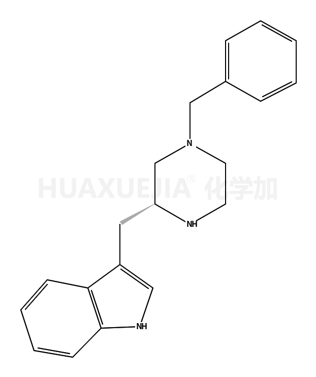 (S)-3-(4-苄基-2-哌嗪基甲基)吲哚