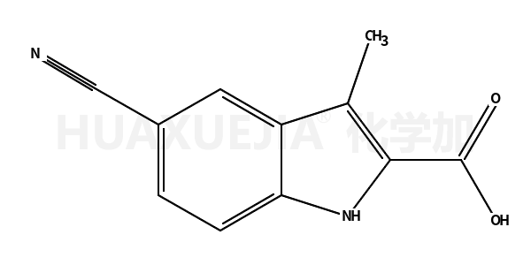 5-氰基-3-甲基-1H-吲哚-2-羧酸