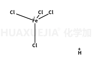 tetrachloroferrate(III) acid 