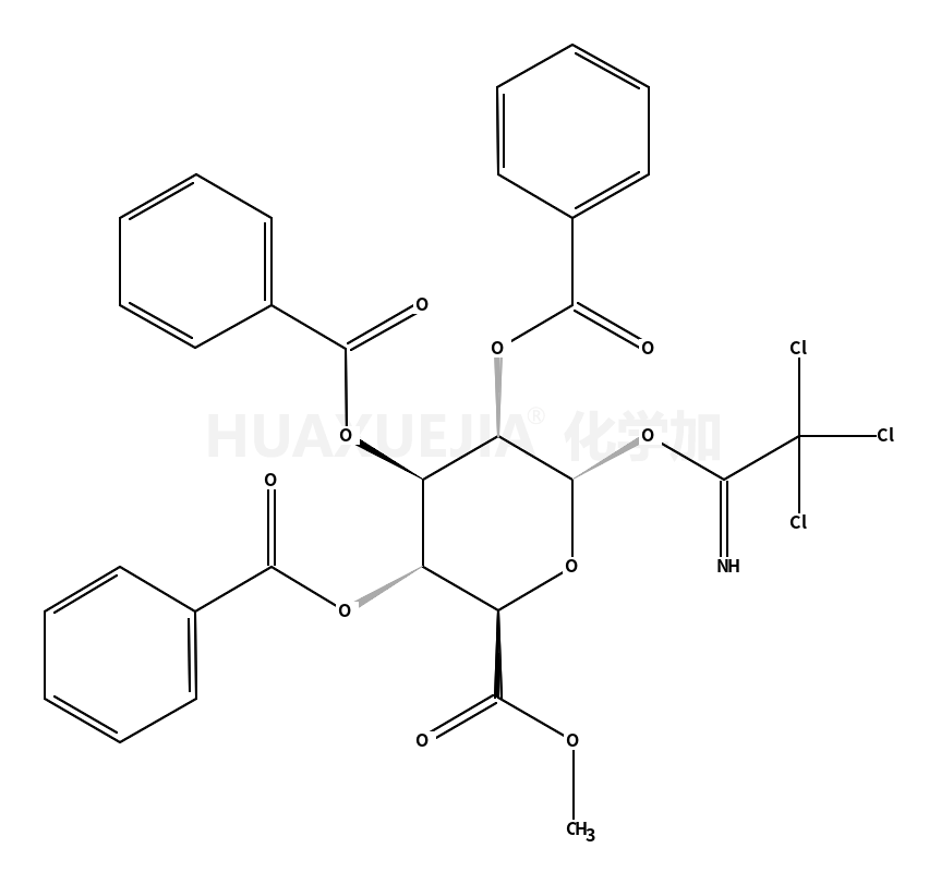 2,3,4-三-O-苯甲酰基-alpha-D-吡喃葡萄糖醛酸甲酯三氯乙酰亚胺酯