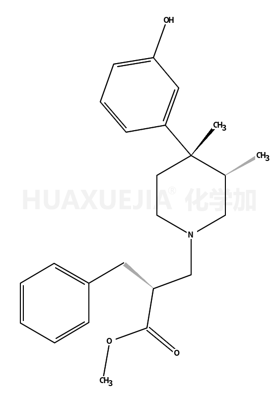 (alphaS,3R,4R)-4-(3-羟基苯基)-3,4-二甲基-alpha-苄基-1-哌啶丙酸甲酯