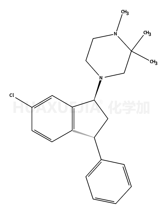 4-[(1R,3S)-6-chloro-3-phenyl-2,3-dihydro-1H-inden-1-yl]-1,2,2-trimethylpiperazine