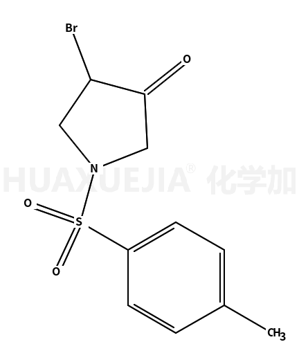 4-溴-1-[(4-甲基苯基)磺酰基]吡咯烷-3-酮