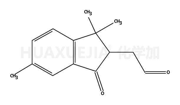 (RS)-2-(2-氧代乙基)-3,3,6-三甲基-1-茚酮