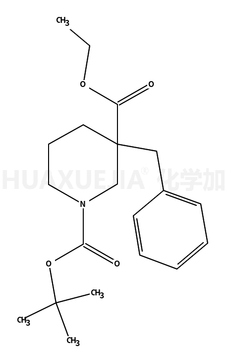 3-苄基哌啶-1,3-二羧酸1-叔丁酯 3-乙酯