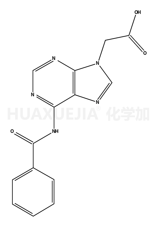 9H-嘌呤-9-乙酸,  6-(苯甲酰氨基)-