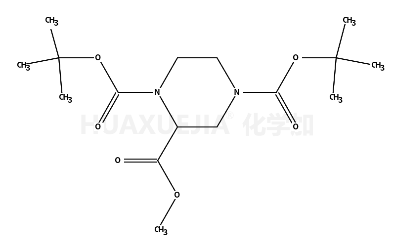 1,4-二-Boc-哌嗪-2-羧酸甲酯