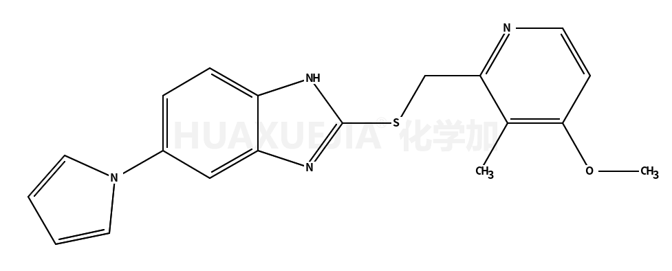 2-[[(4-甲氧基-3-甲基-2-吡啶基)甲基]硫基]-6-(1H-吡咯-1-基)-1H-苯并咪唑