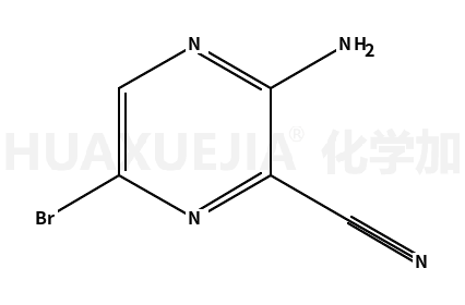 3-氨基-6-溴吡嗪-2-甲腈